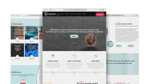 Página de inicio de la web de Shoganai Psicología